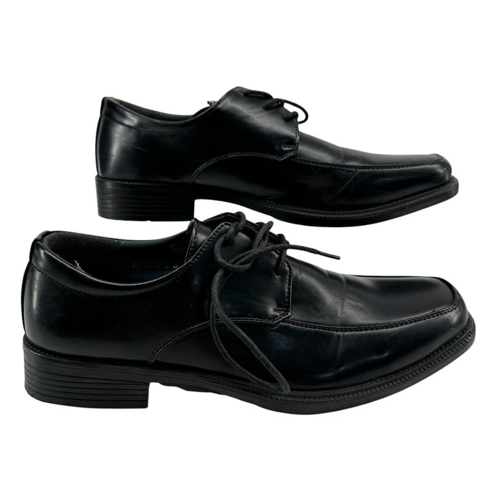 Portabella New York Mens Lace Up Dress Shoe Patten Leather Size 8